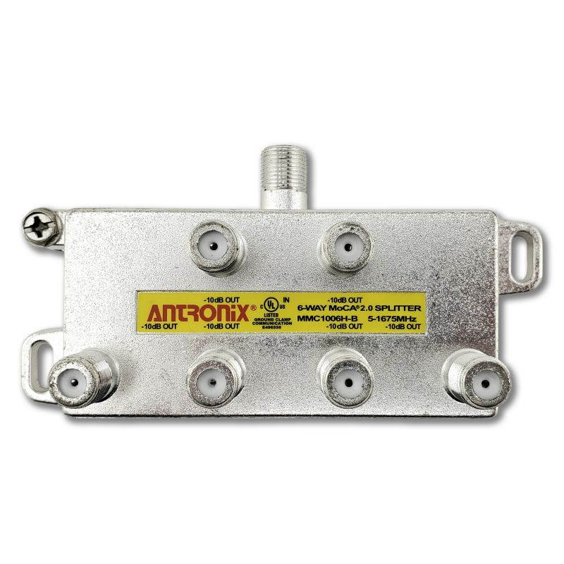 3 way antronix mmc1003hb 51675 mhz moca 2.0 splitter for frontier formerly verizon fios