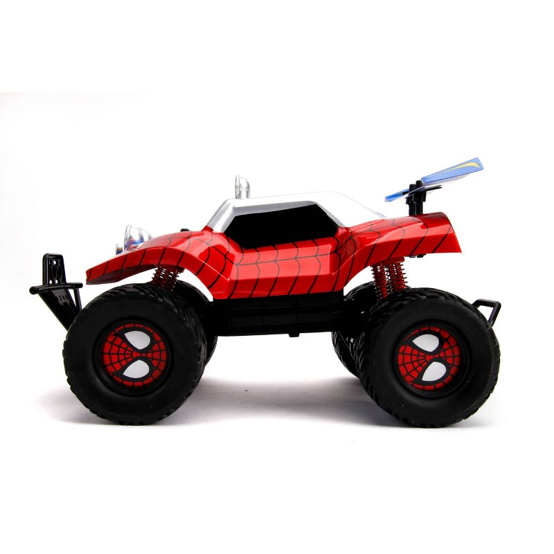 Jada Toys Marvel Spider-Man Buggy Remote Control Vehicle 1:14 Scale - Glossy Red