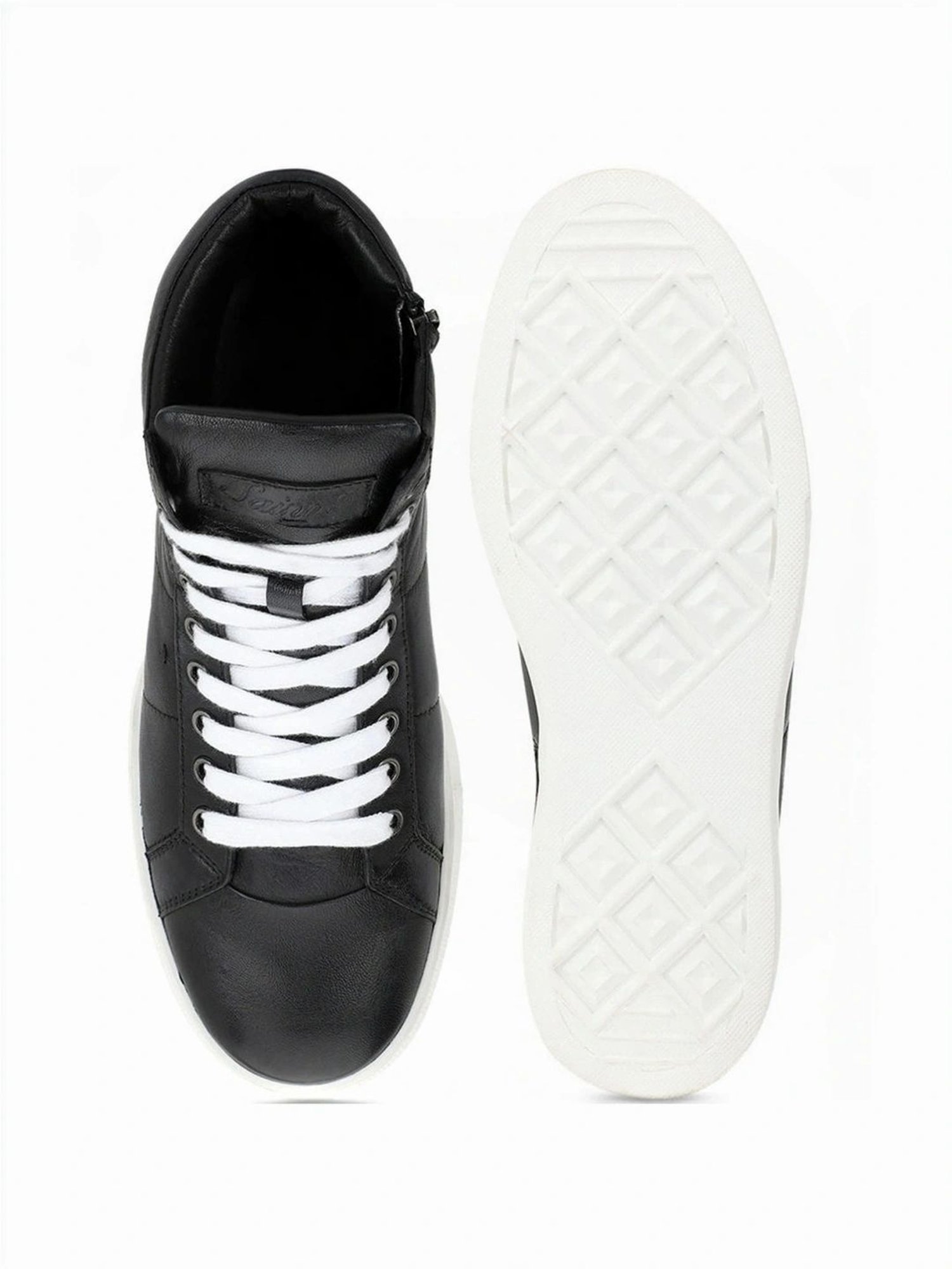 Saint G Men's Artemas Black Ankle High Sneakers