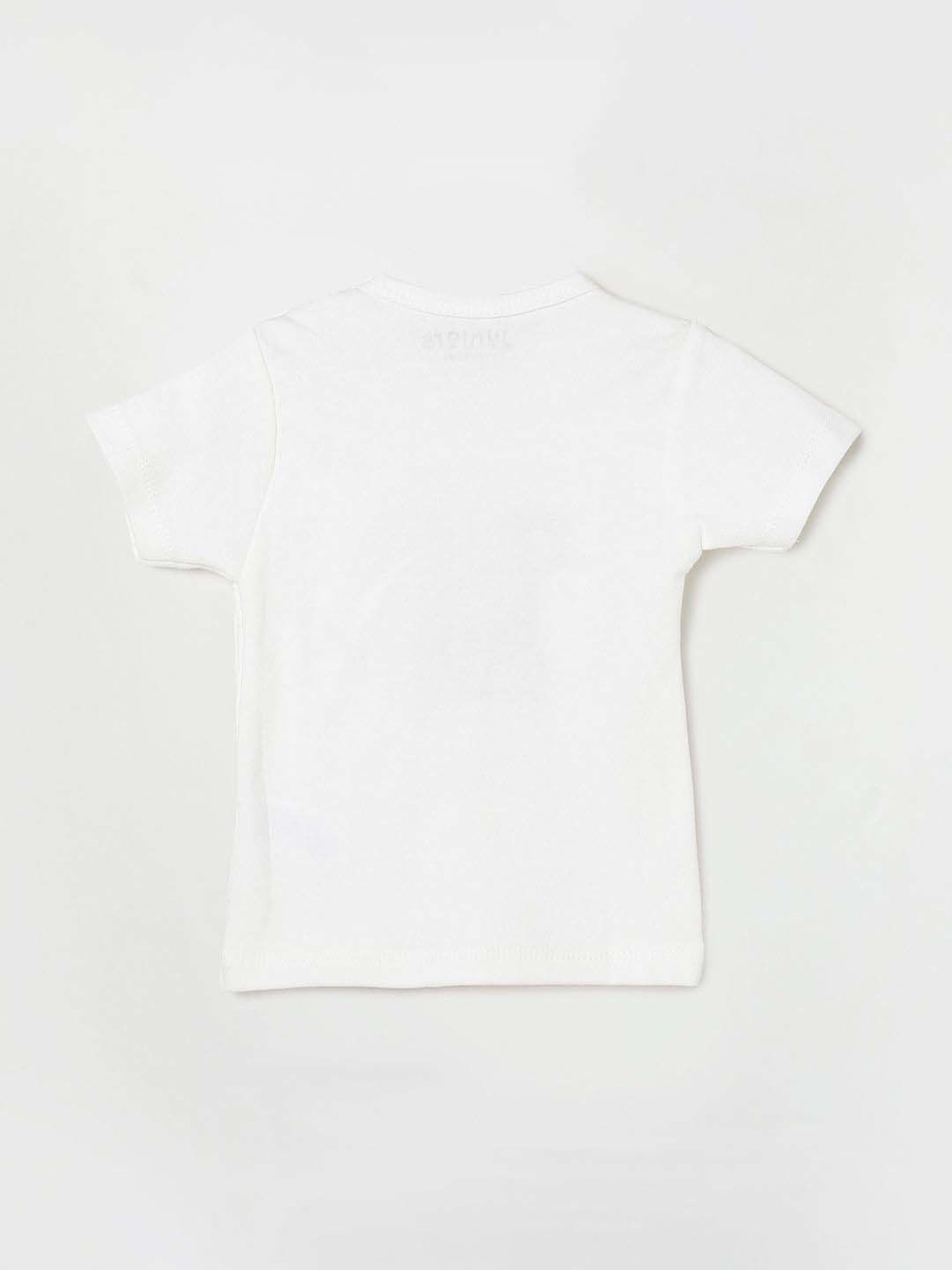 Juniors by Lifestyle Kids White & Blue Cotton Printed T-Shirt Set