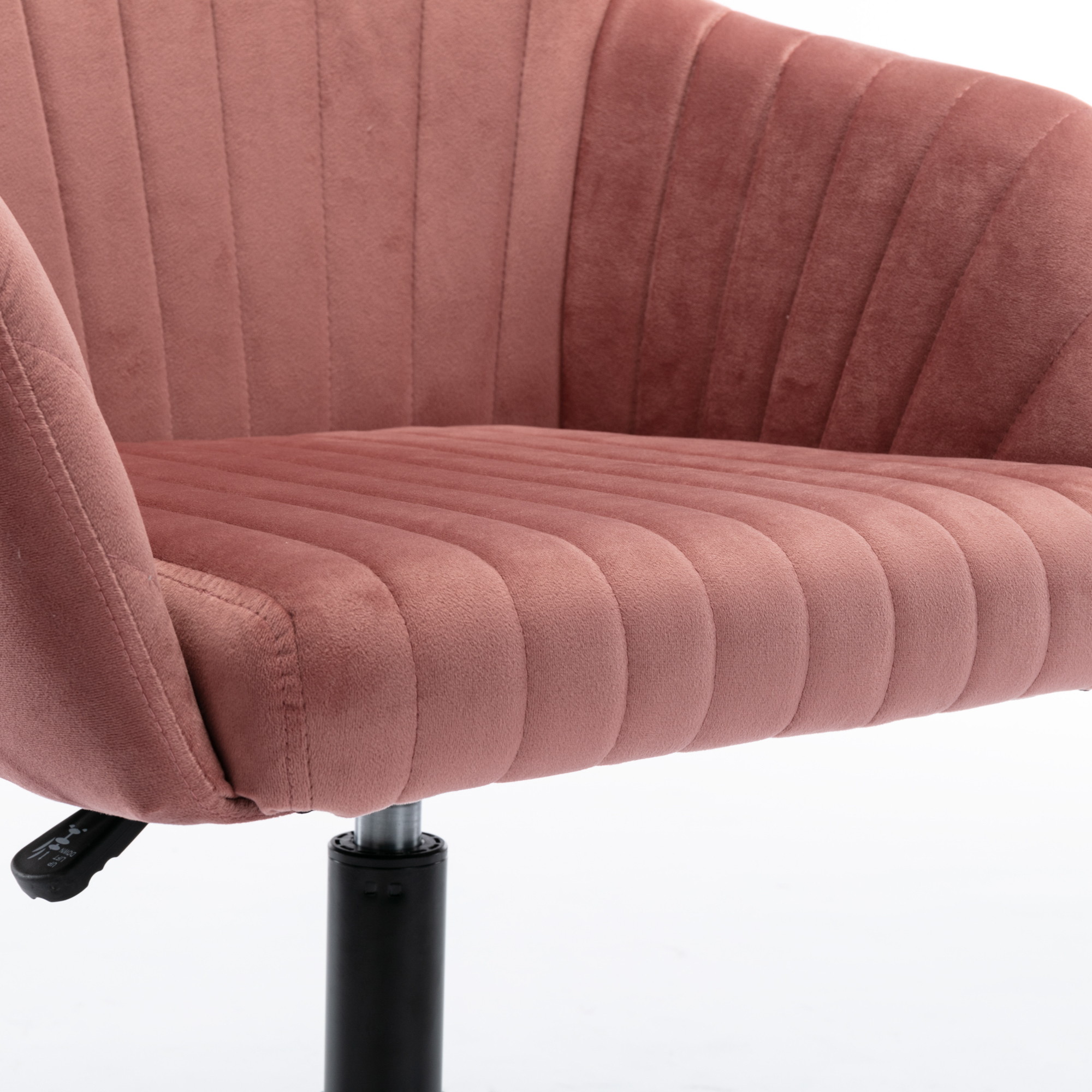 Home Office chair with Middle back, Modern Design velvet chair with arms