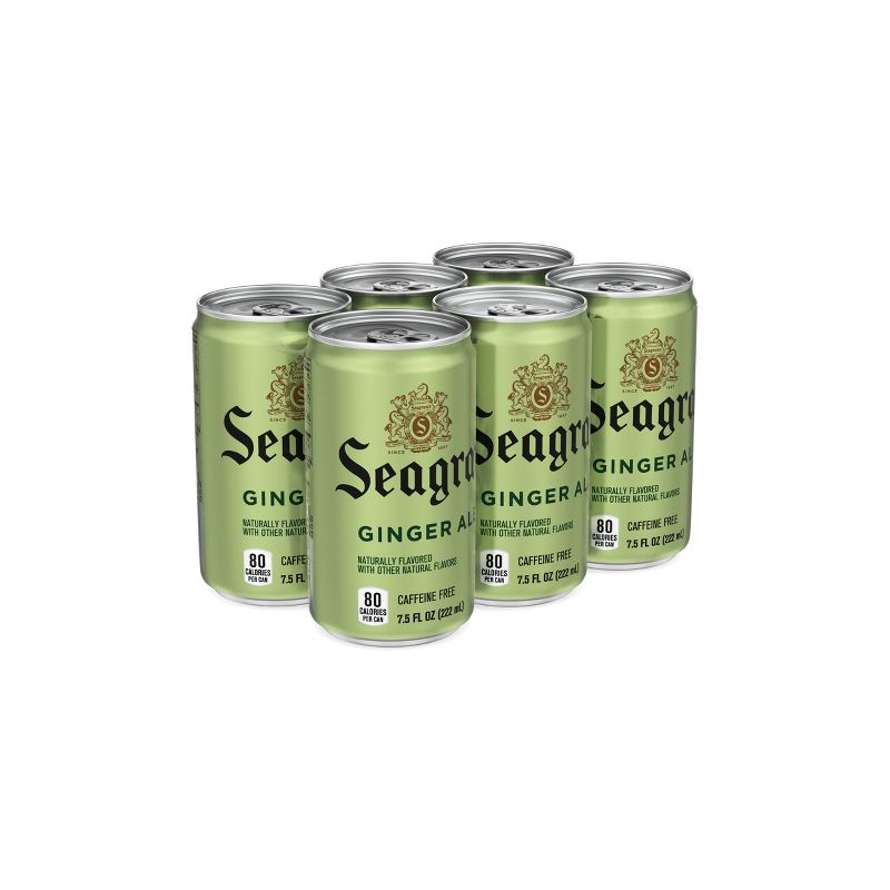 Seagram's Ginger Ale - 6pk/7.5 fl oz Mini-Cans