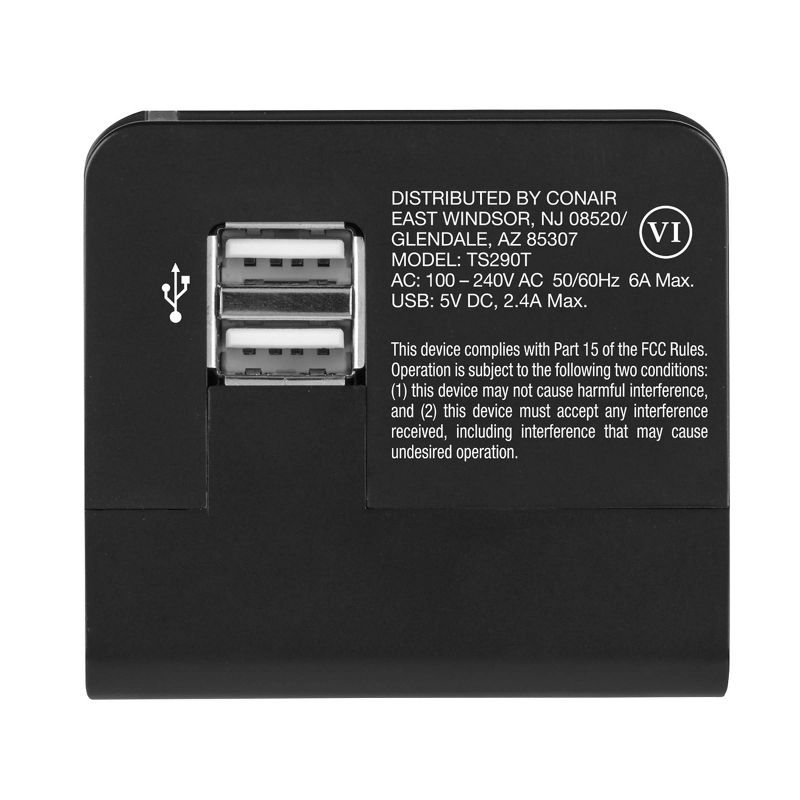 Travel Smart by Conair All-in-One Adapter - Black