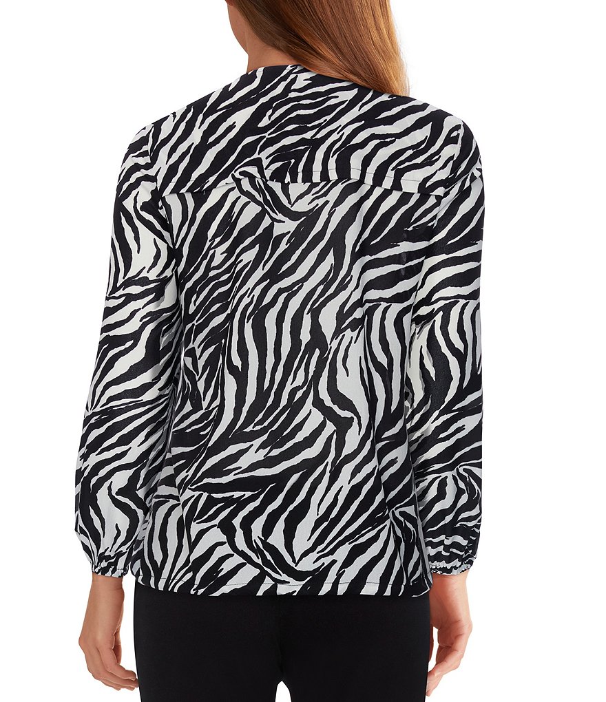 Ali Miles Petite Size Open Mesh Two Button Front 3/4 Sleeve Jacket