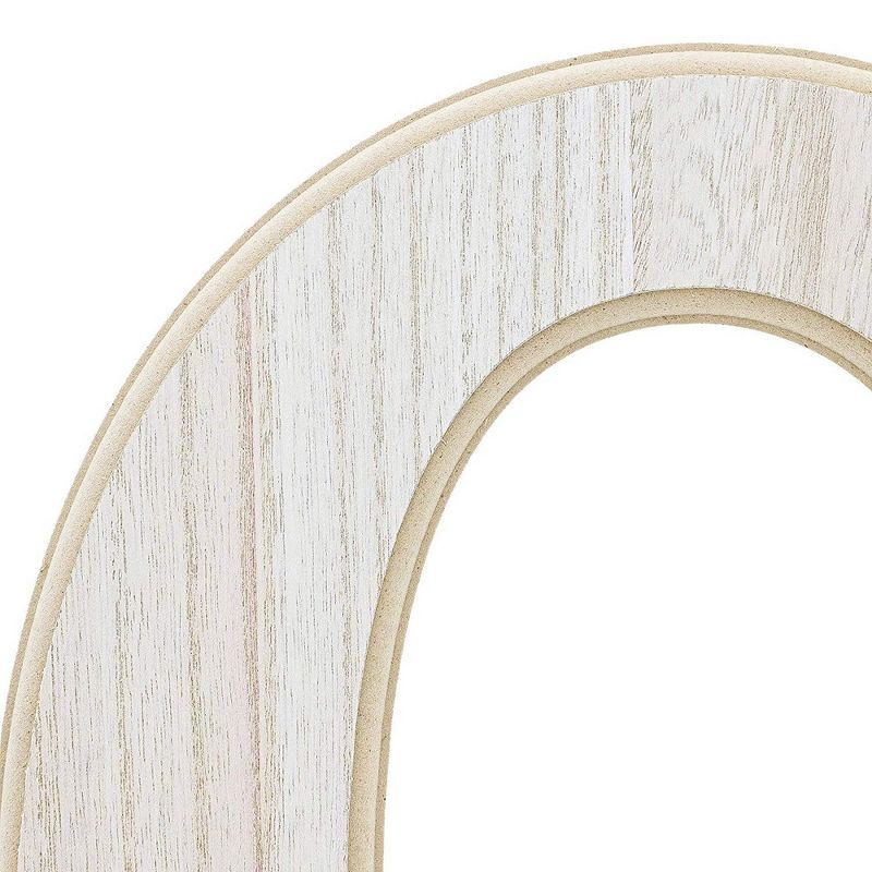 Unfinished Wood Letter O Cutout for DIY Painting, Crafts, and Wall Decor, 10 x .5 x 12 inches