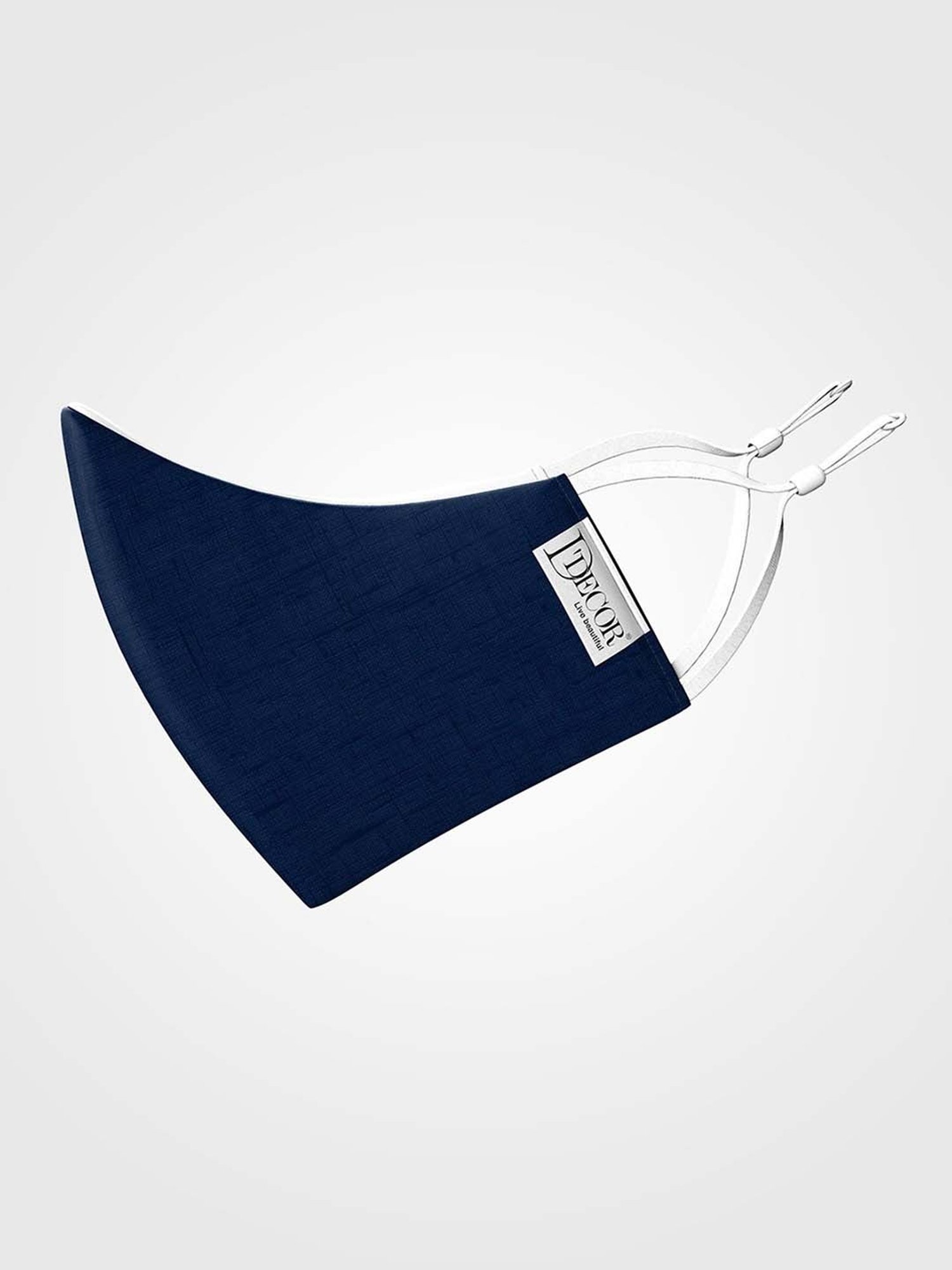 DDecor Blue Anti Viral Fabric Mask for Men - Set of 1