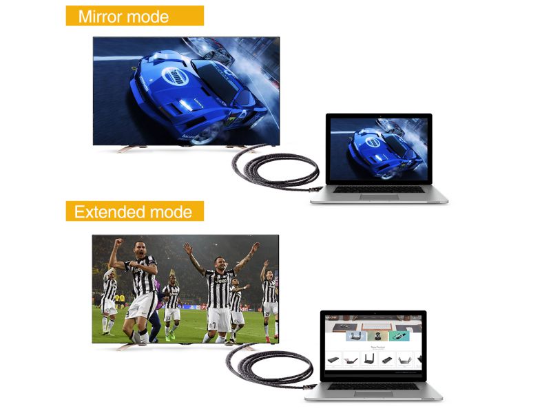 Wavlink 4K HDMI Cable - 6.6ft  Zinc Alloy Shell HDMI Male to HDMI Male cable - Braided Cord (30AWG) - High Speed with Ethernet & Audio Return - Support 4K 2160p, HD 1080p, 3D