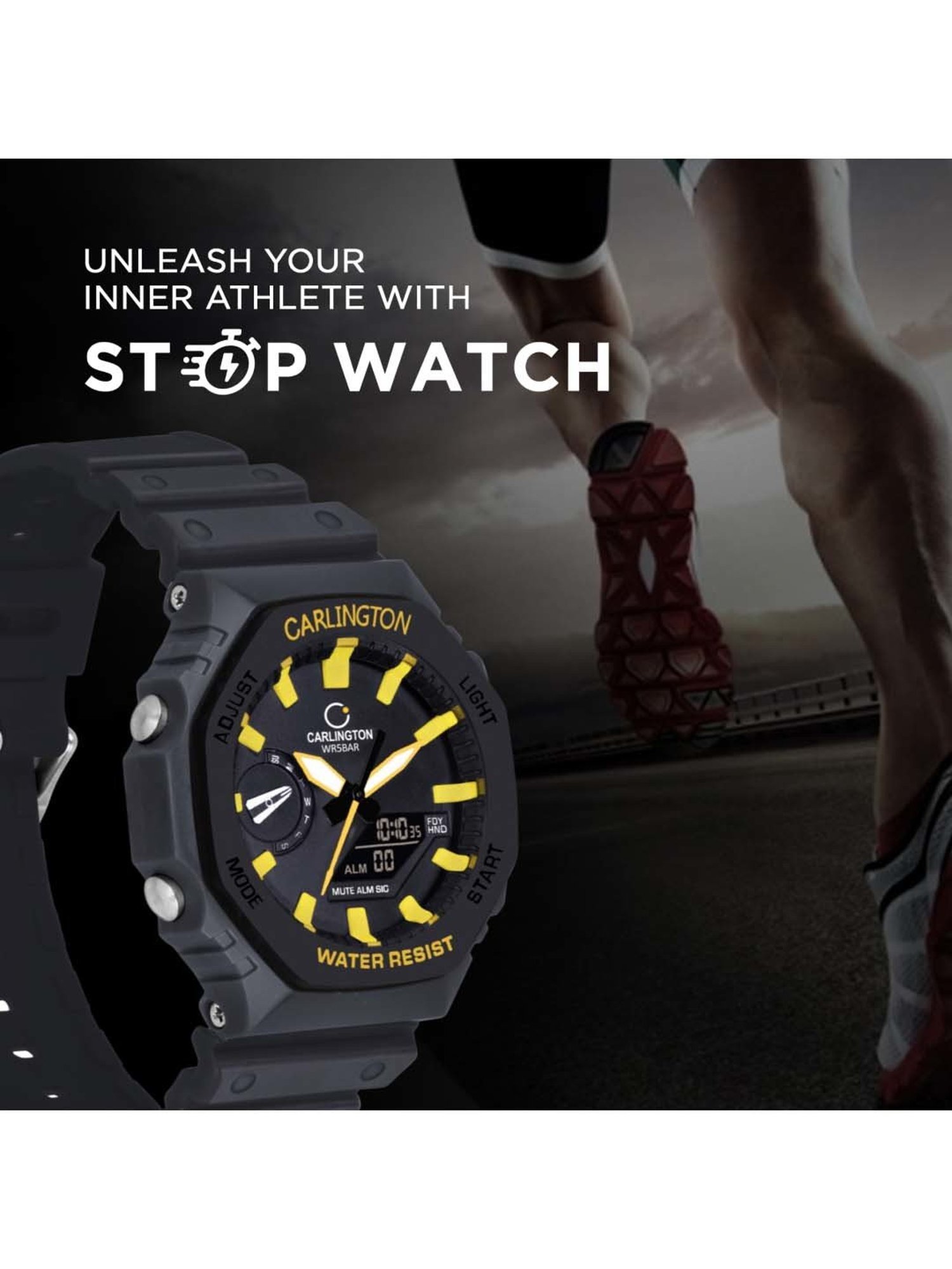 CARLINGTON Endurance 3322 Analog-Digital Watch for Men