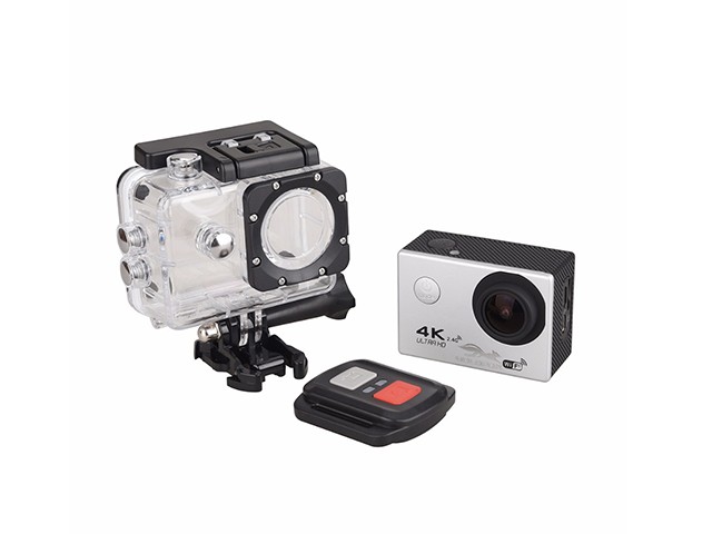 4K Action Camera Wifi 1080P Waterproof Sports DV 16MP Sports Video Camera Bike Hemlet Car Cam DVR Remote Control MINI Camcorder White Color