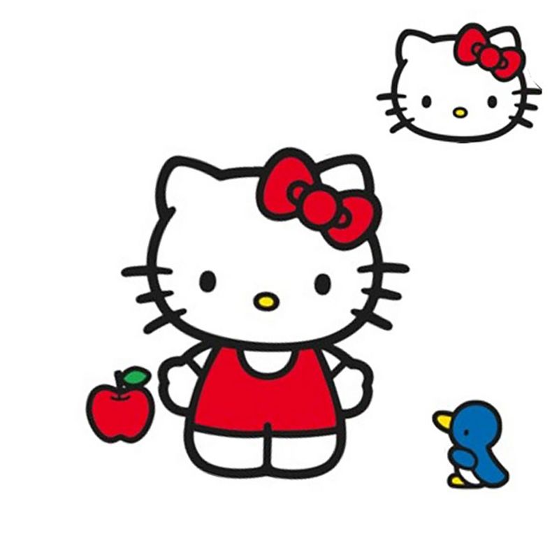 Wall Accent Sanrio Classic Kitty Giant Decal - Hello Kitty..