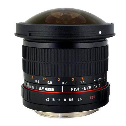 Rokinon 8mm f/3.5 HD Fisheye Lens with Removable Hood for Nikon #HD8M-N