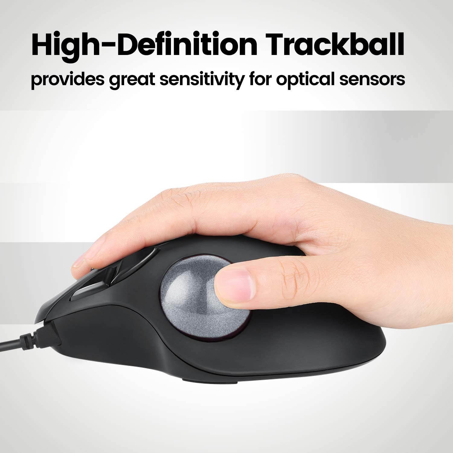 Trackball Mouse Ball, 1.34 Inches Trackball - Replacement Ball for Logitech M570, MX Ergo, Cordless and any trackball mice using 1.34 (34mm) trackball size, PERIMICE-517/520/717/720