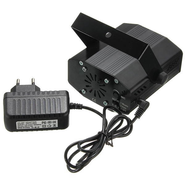 SOLMORE Remote Control RGB LED Stage Light Water Ripple Effect for Bar Halloween Christmas UK Plug