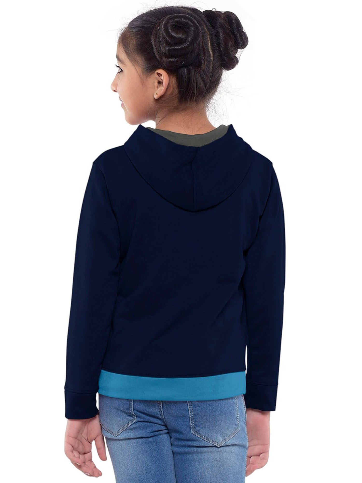 HELLCAT Blue & Orange Printed Full Sleeves Sweatshirt(Pack Of 2)