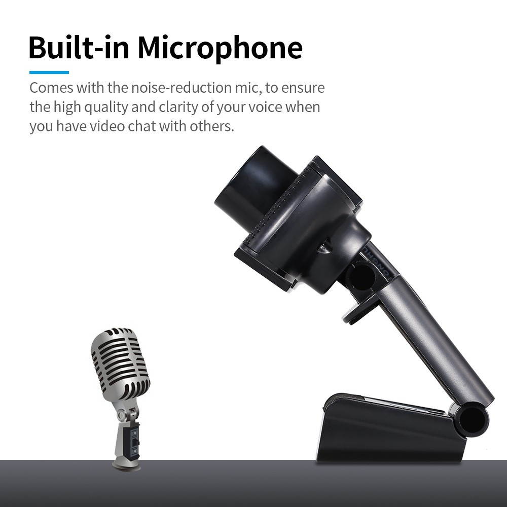 101JD 1080P 2MP High-Definition Webcam 30fps Web Camera Noise-reduction Microphone HD Laptop Computer Camera