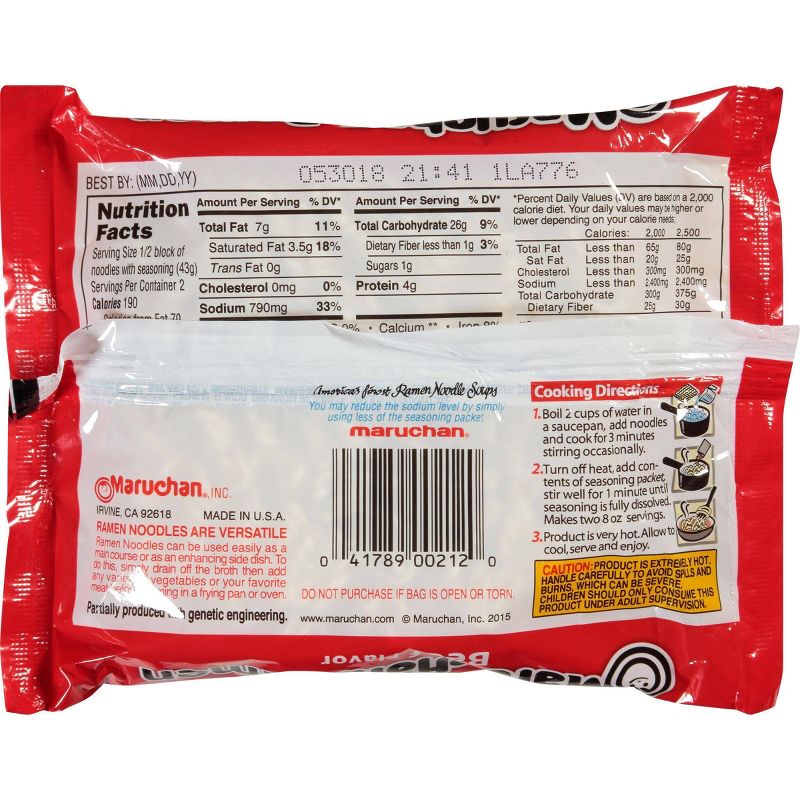 Maruchan Ramen Noodle Soup Beef Flavor 3oz