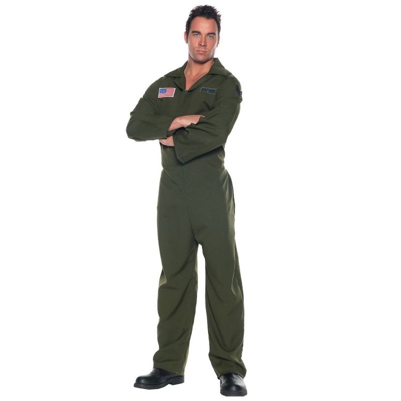 Adult Airforce Jumpsuit Halloween Costume One Size