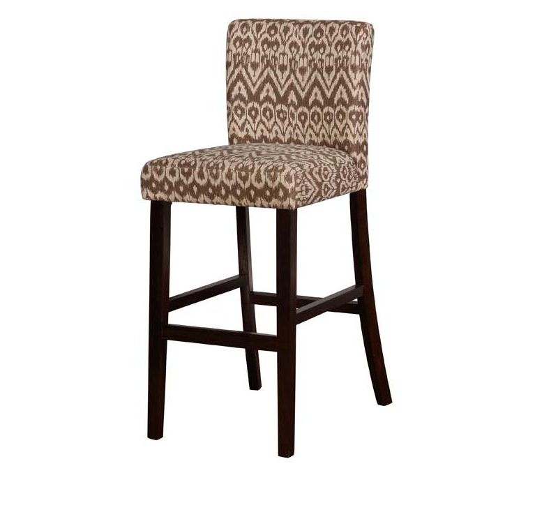 Linon Mller Ikat Coconut Bar Stool