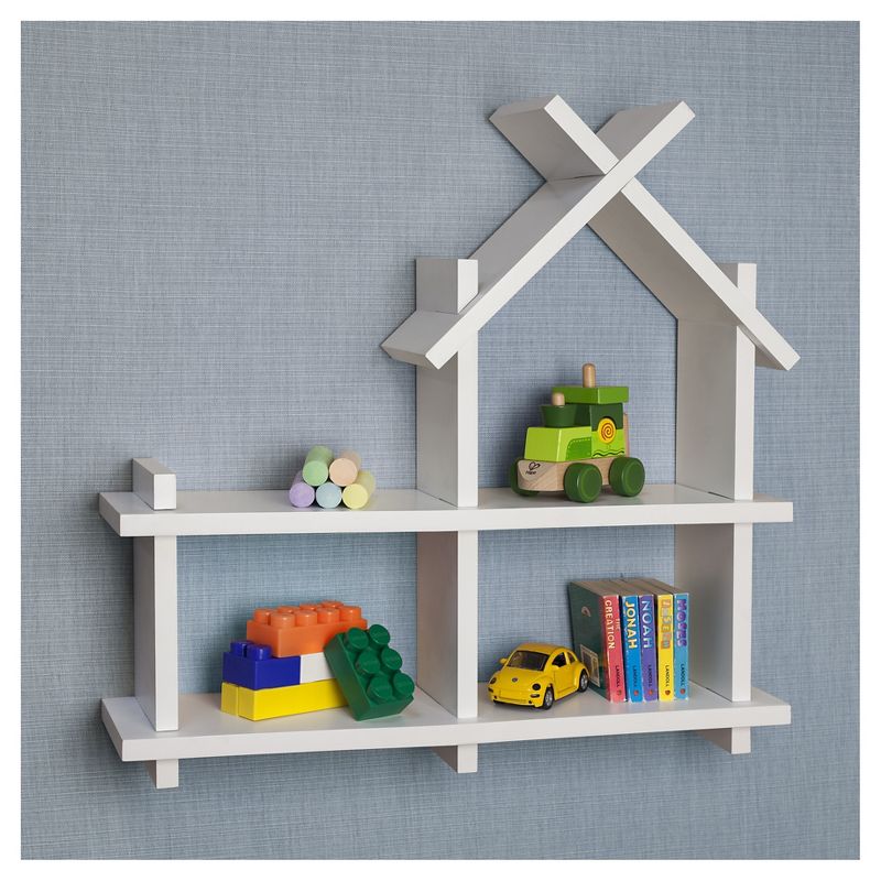 Danya B House Design Wall Shelf - White