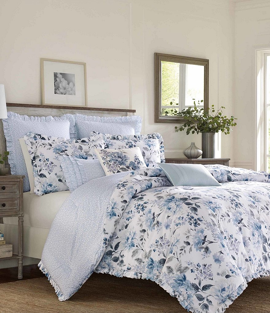 Laura Ashley Chloe Cottage Floral Comforter Mini Set