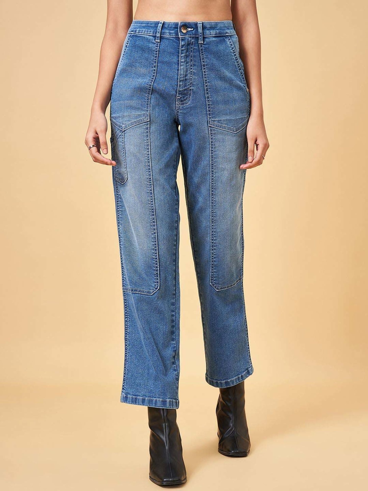 SF Jeans by Pantaloons Blue High Rise Jeans