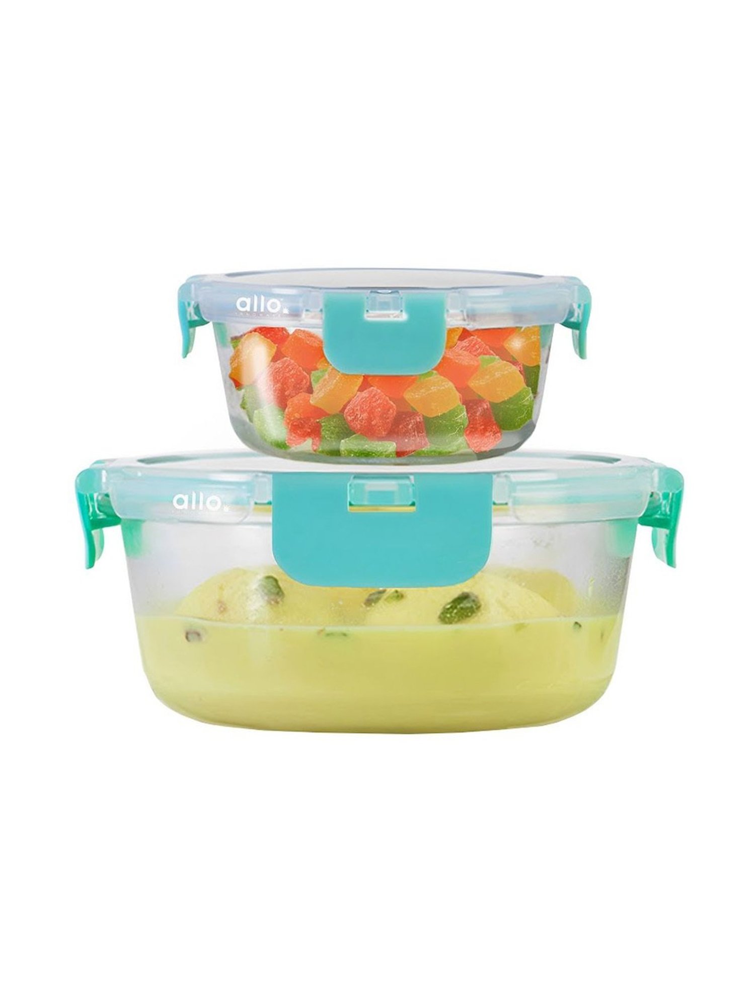 Borosilicate Glass Containers with Lids Microwave Safe Container for Glass Food Storage Containers