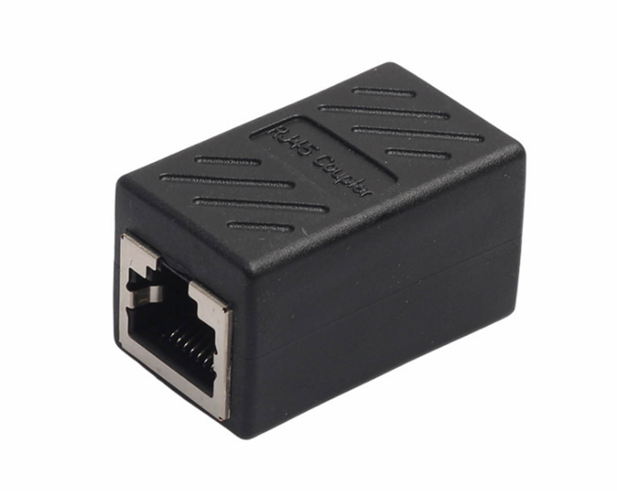 ZVVN Ethernet Splitter 1 to 2 Adapter, RJ45 Splitter Network Adapter 1 Female to 2 Port Female CAT 5/CAT 6 LAN Splitter Ethernet Socket Connector 8P8C Extender with PCB Board Inside