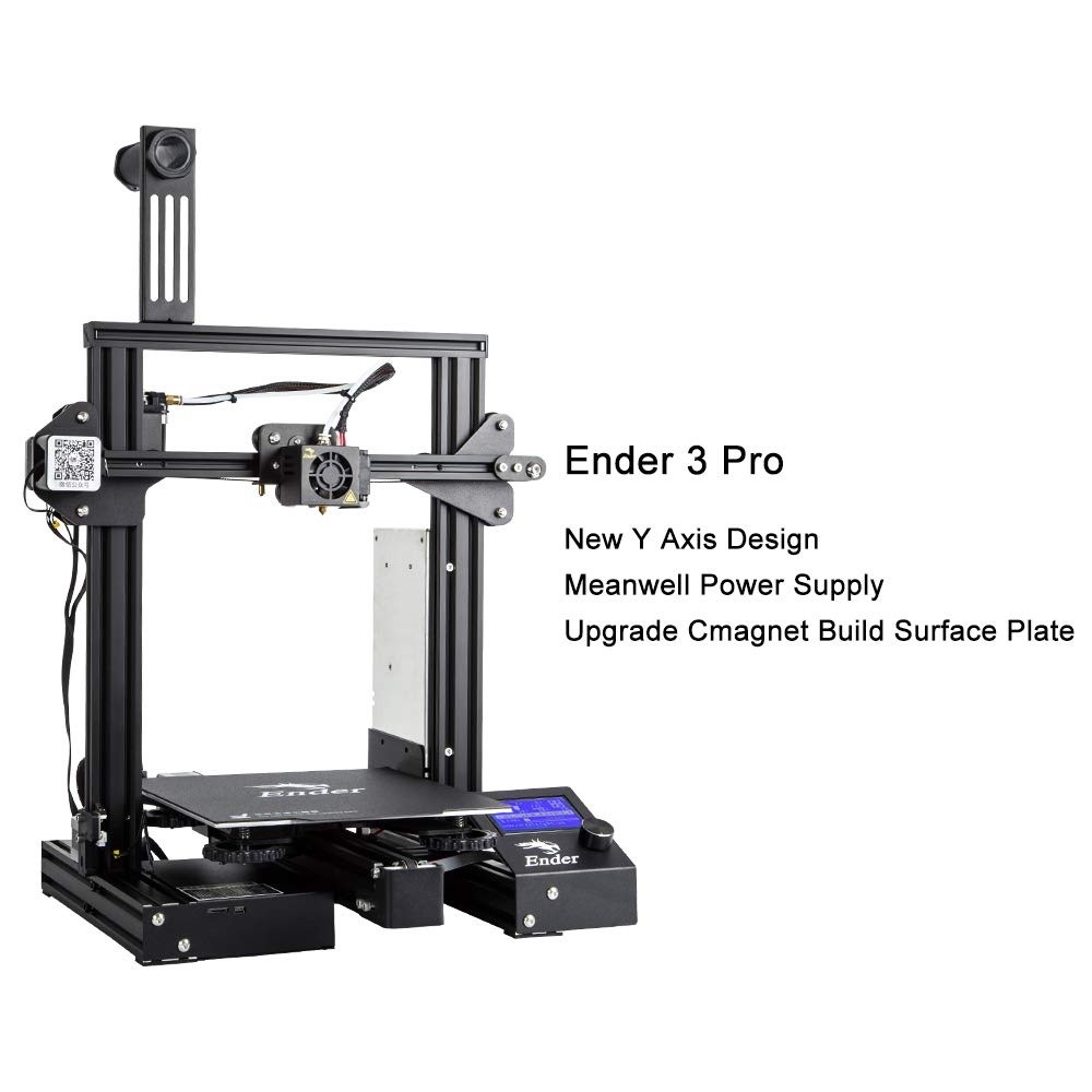 Ender 3 Pro 3D Printer with Removable Build Surface Plate and UL Certified Power Supply 220x220x250mm