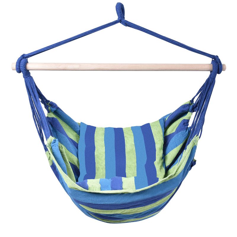 Key West Quilted Stripe Hammock - Blue