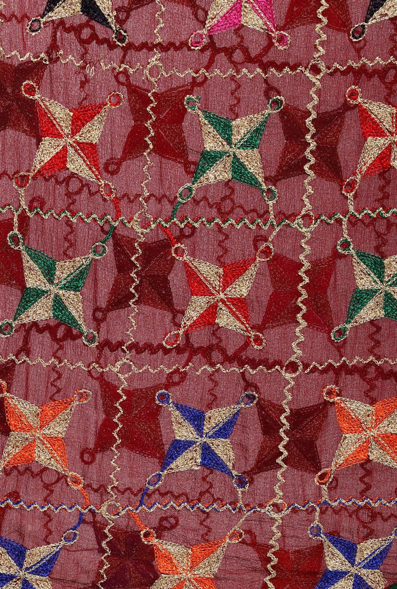 Dupatta Bazaar Maroon Dupatta