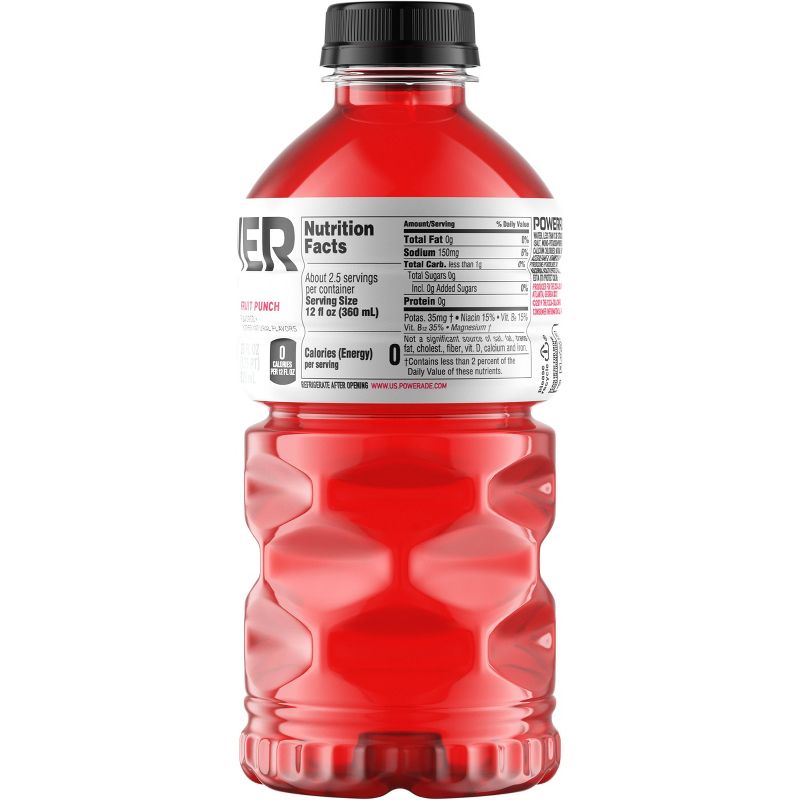 POWERADE Zero Fruit Punch Sports Drink - 28 fl oz Bottle