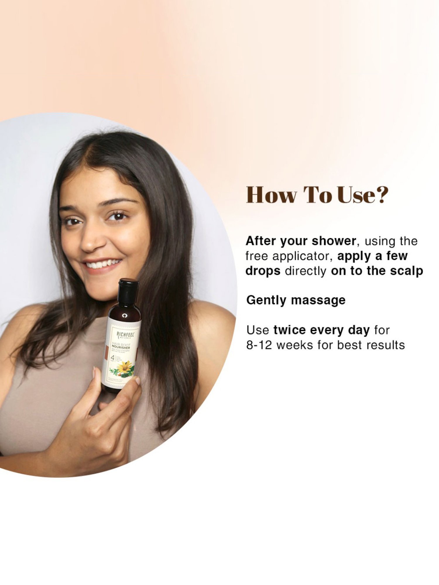 Richfeel Hair Root Nourisher - Pack of 4