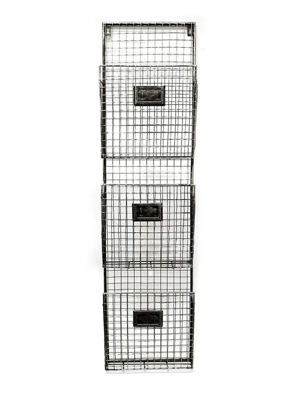 3 Pocket Wall File Holder Finish: Pewter