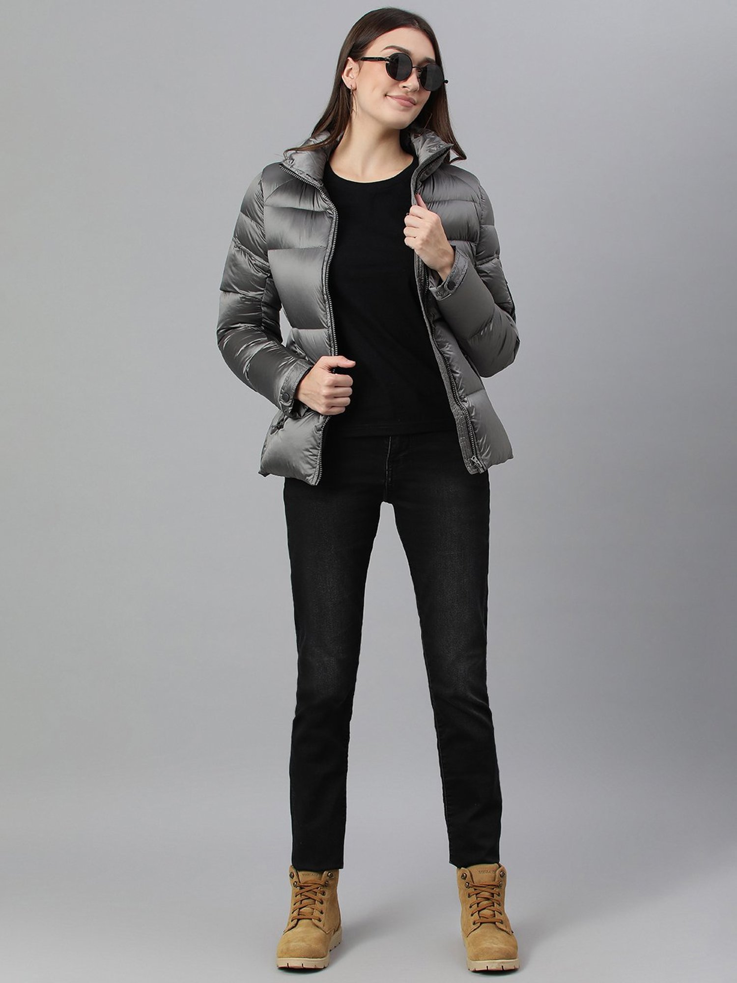 Woods Grey Padded Jacket