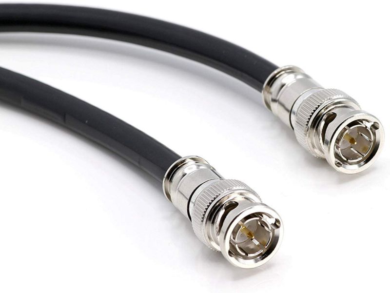 25 foot Red BJC High-flex 3G/6G HD SDI patch cable (Belden 1505F), BNC to BNC