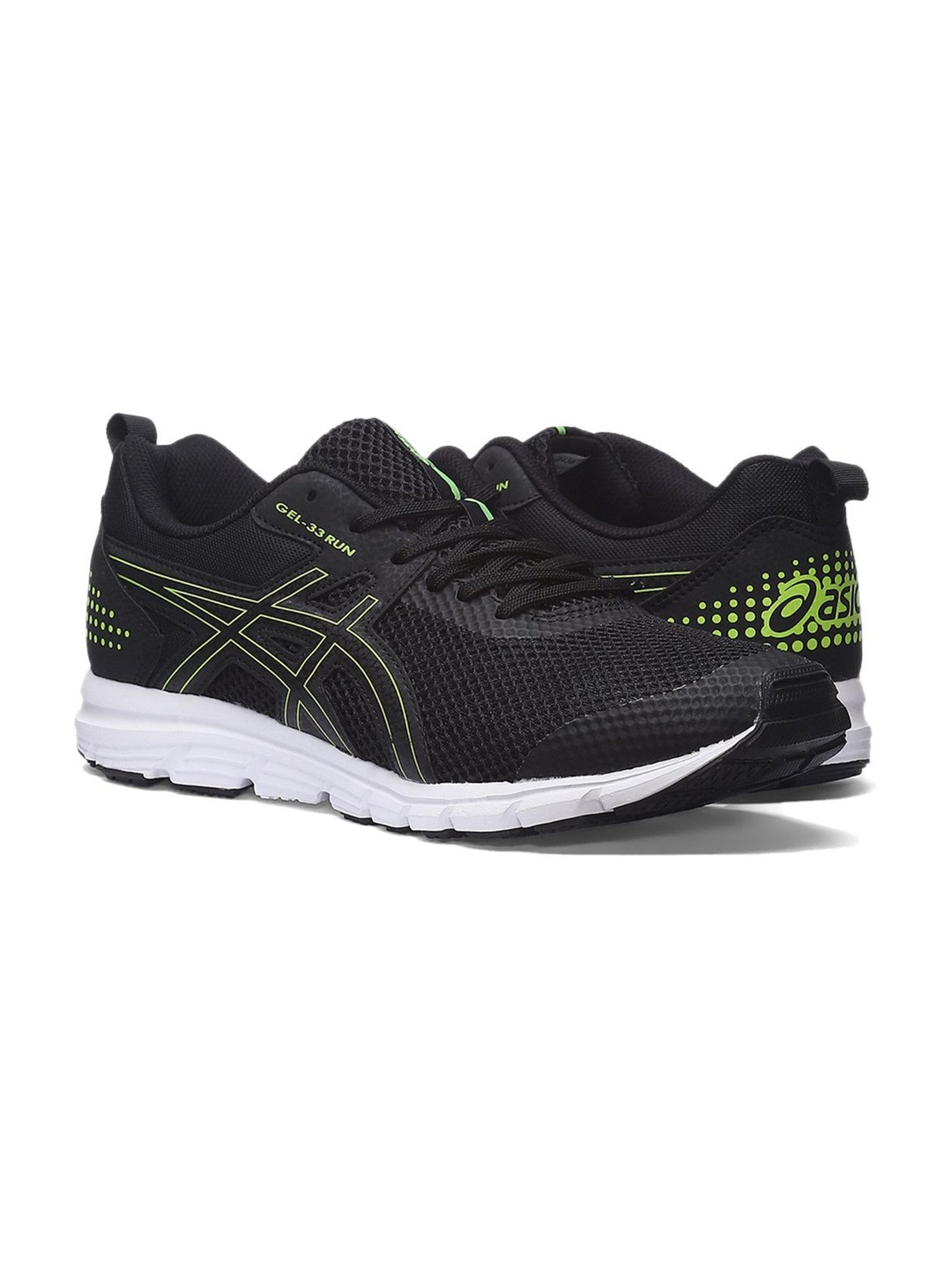 Asics Men's GEL-33 RUN Black Running Shoes