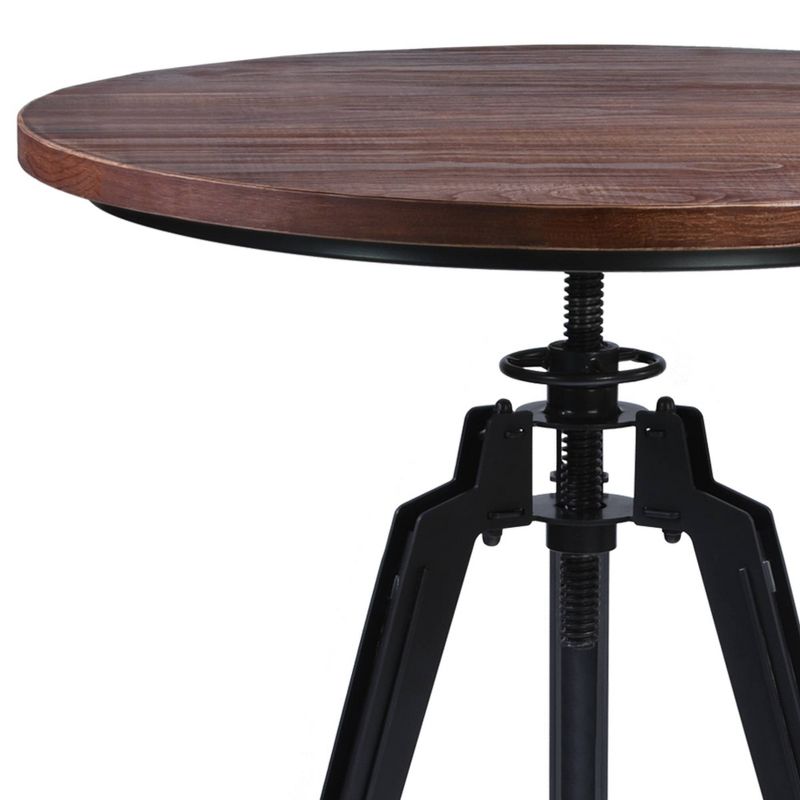 Barbour Industrial Pub Table Gray/Ash - Armen Living
