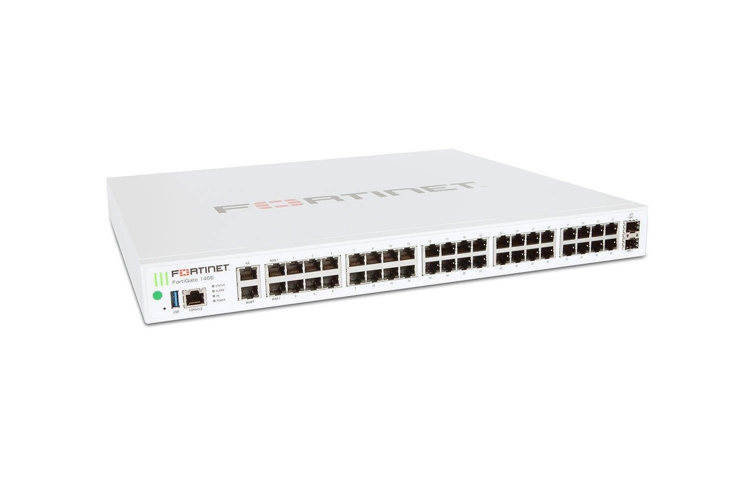 Fortinet FortiGate FG-140E-POE Network Security/Firewall Appliance - 42 Port