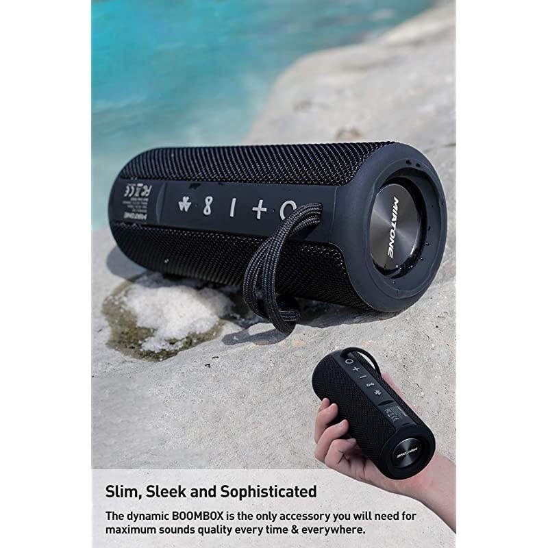 Outdoor Portable Bluetooth Speakers Waterproof Wireless Speaker Black