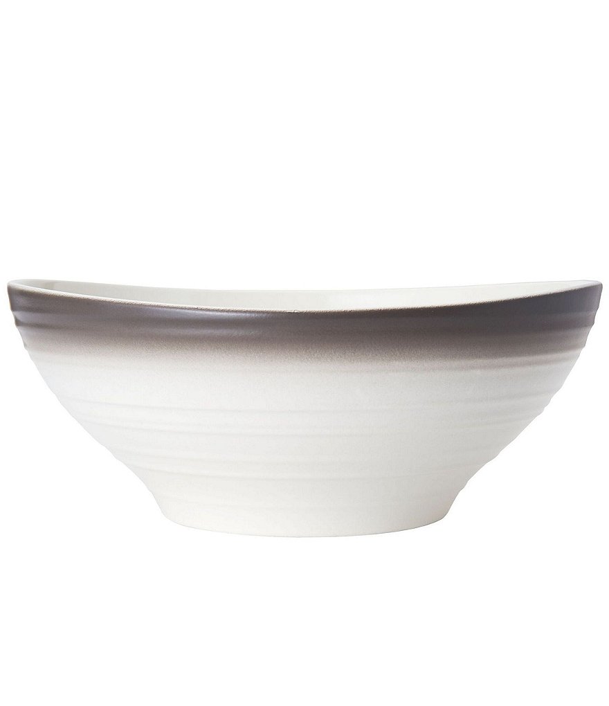 Mikasa Swirl Ombre Mocha Vegetable Bowl
