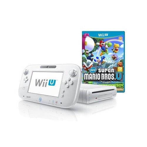 Wii U 8GB Basic Set Console New Super Mario Bros U White Nintendo Wii U