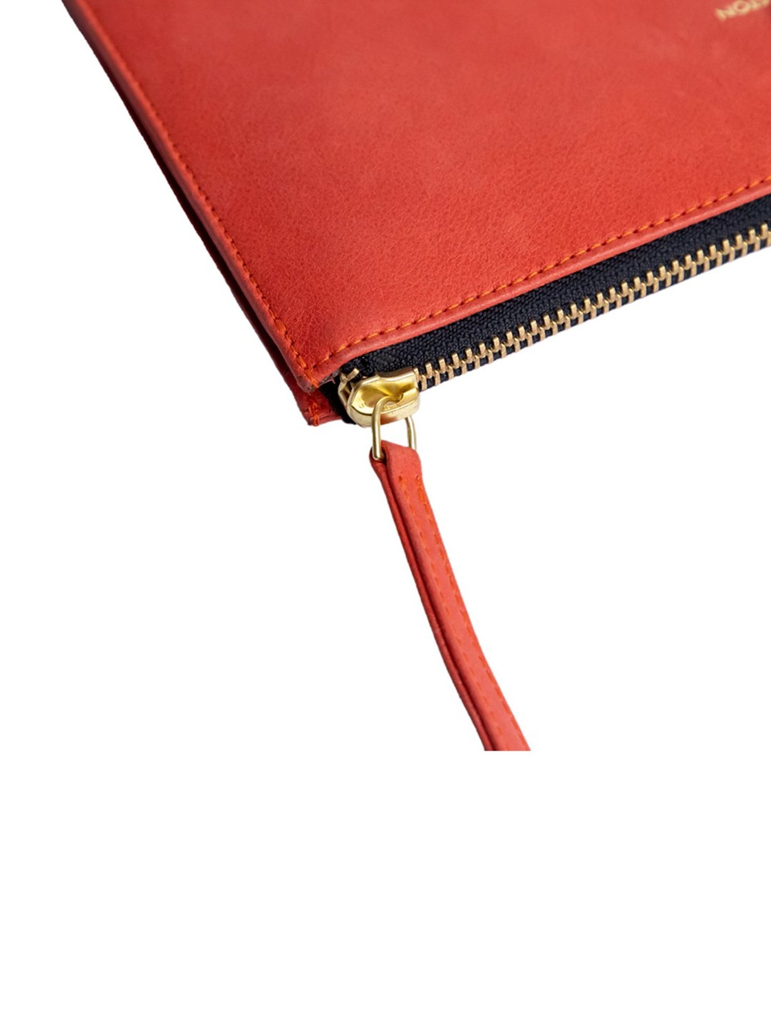 James Aston Julia Orange Medium Leather Case