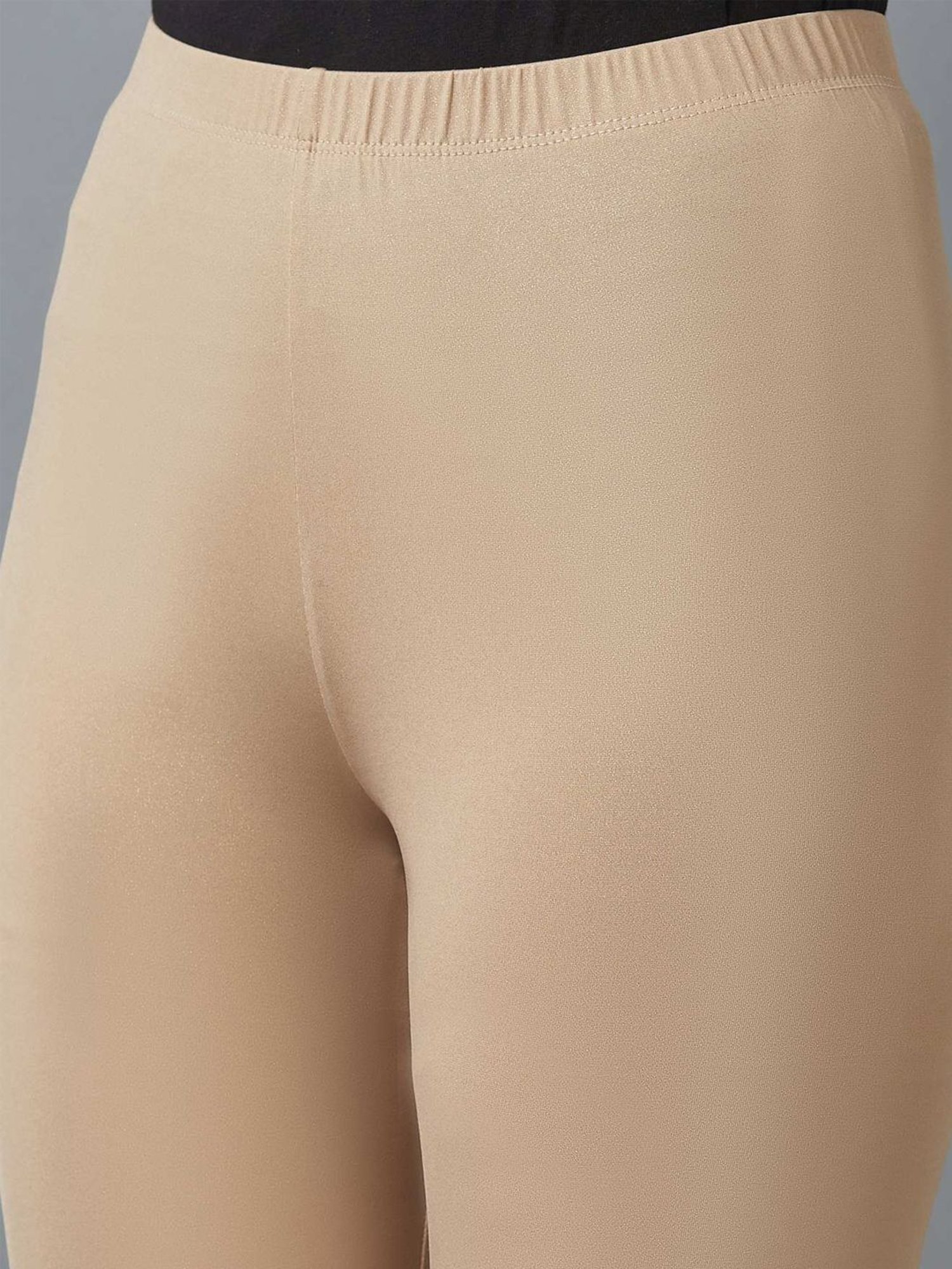 Elleven Beige Plain Churidar