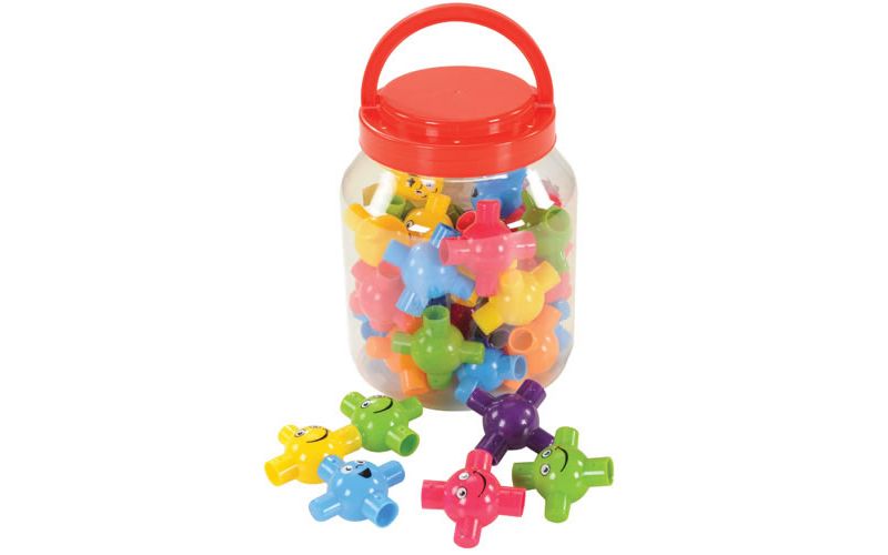 Edushape Baby Connects Happy Face Connecting Balls