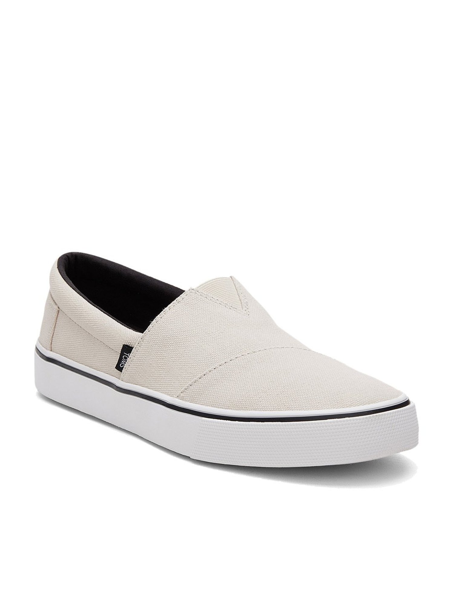 Toms Men's Fenix Vegan Off White Loafers