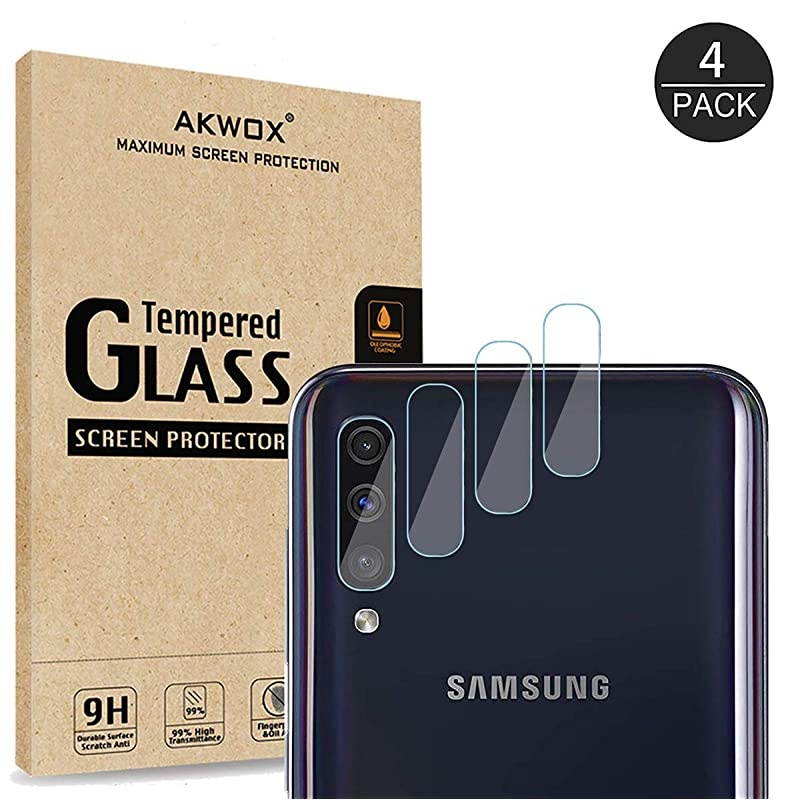 4 Pack  Compatible Galaxy A70 Camera Lens Protector Ultra Thin 02mm 9H Hard Tempered Glass Camera Lens Protector For Samsung Galaxy A70 AntiScratchDustproofHigh Transmittance