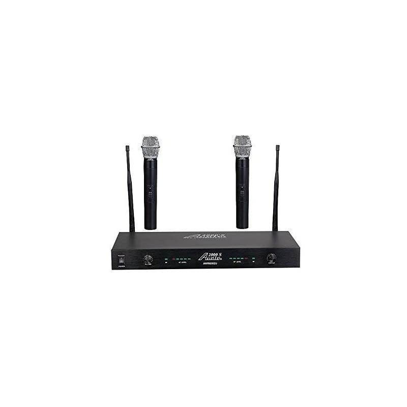 S6002U Dual Channel UHF Wireless System with Two Handheld Wireless Microphones