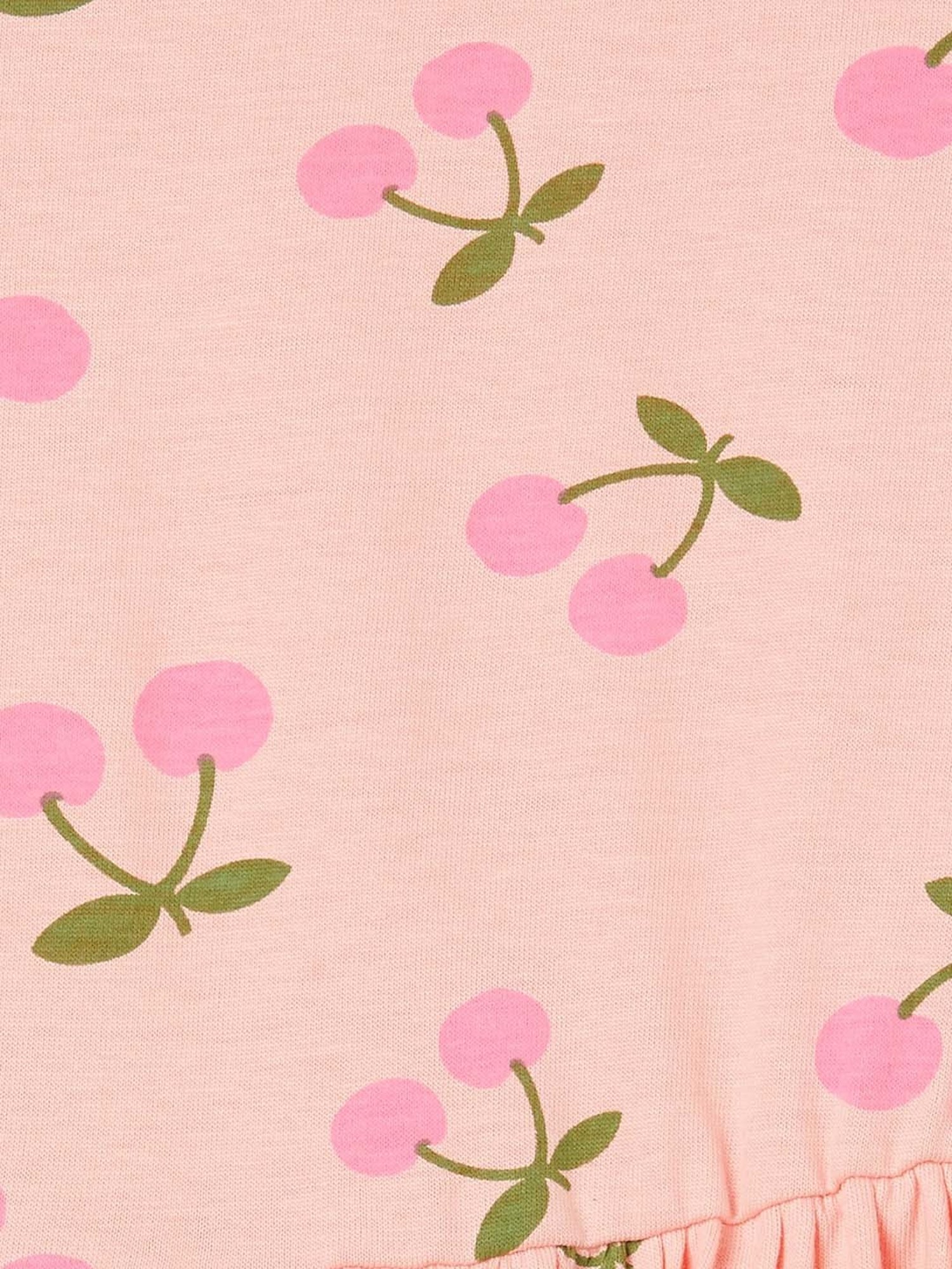 Fame Forever by Lifestyle Kids Peach Cotton Printed Dress