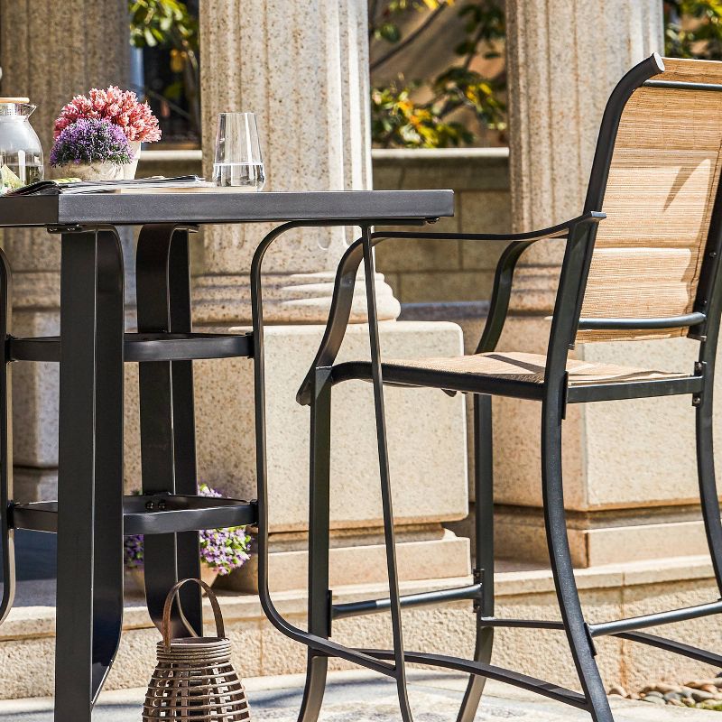 3pc Iron Patio Bistro Set - Patio Festival