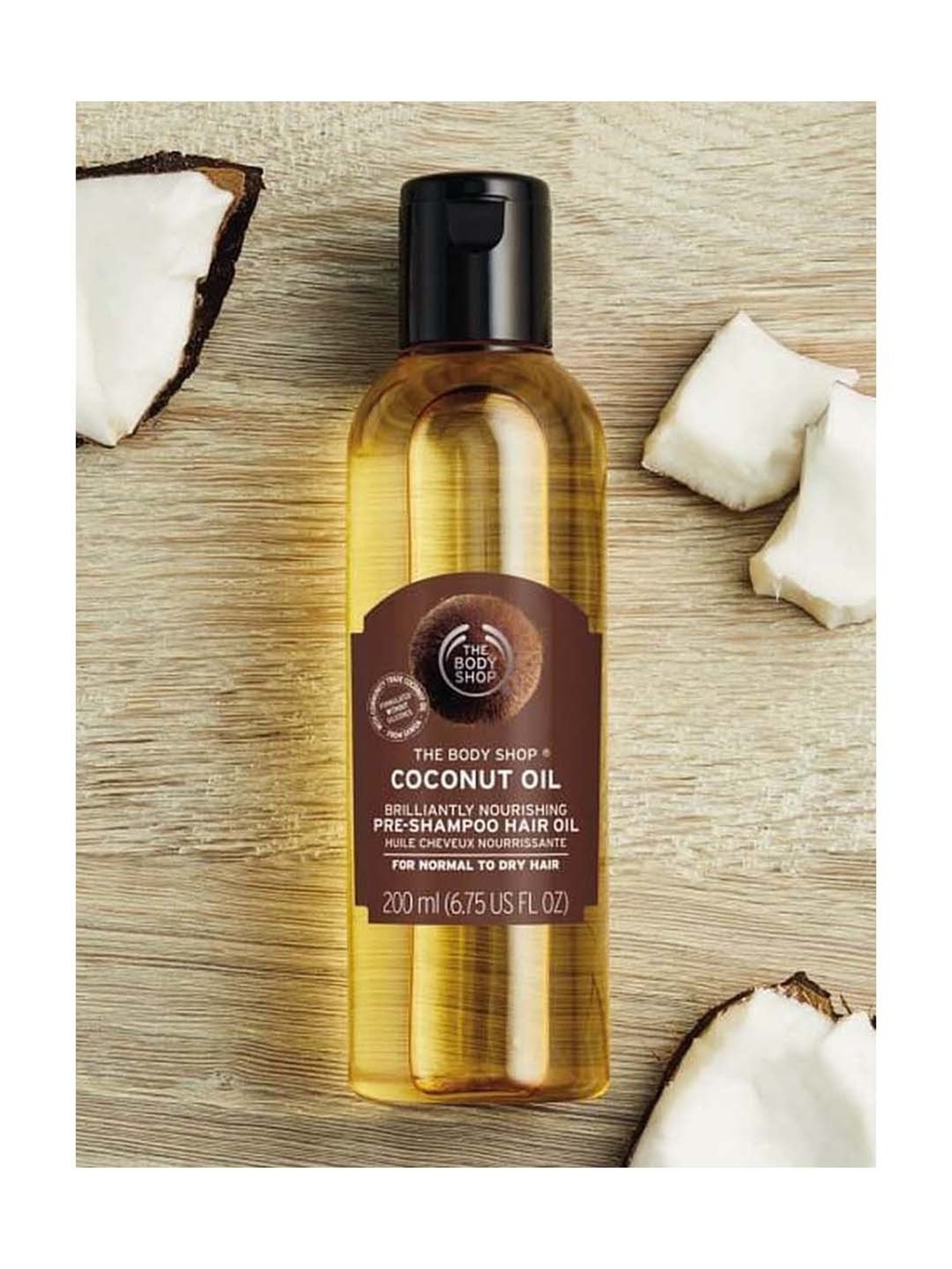 The Body Shop Coconut Oil Brilliantly Pre-shampoo Hair Oil - 200 ml